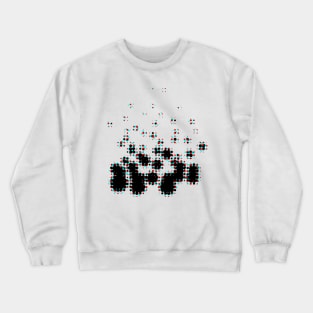 Glitch Texture Crewneck Sweatshirt